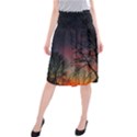 Darkness Falling Midi Beach Skirt View1