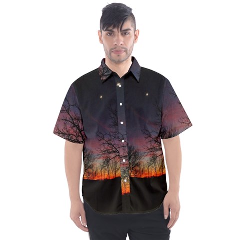 Darkness Falling Men s Short Sleeve Shirt by okhismakingart