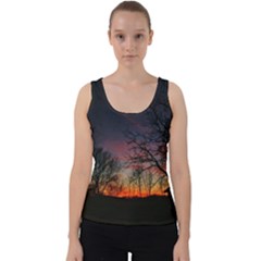 Darkness Falling Velvet Tank Top by okhismakingart