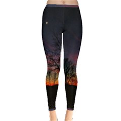 Darkness Falling Inside Out Leggings by okhismakingart