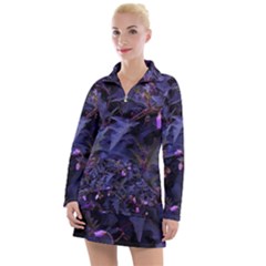 Purple Nettles Women s Hoodie Dress