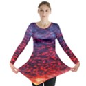 Blood Red Sunrise Long Sleeve Tunic  View1