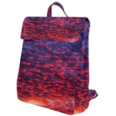 Blood Red Sunrise Flap Top Backpack