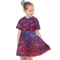 Blood Red Sunrise Kids  Sailor Dress by okhismakingart