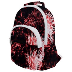 Red Thistle Rounded Multi Pocket Backpack