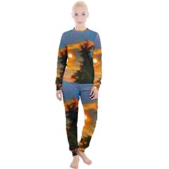 Sunrise And Fir Tree Women s Lounge Set