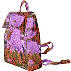 Blue Tinted Queen Anne s Lace Buckle Everyday Backpack by okhismakingart