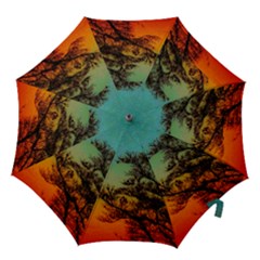 Turquoise Sunset Hook Handle Umbrellas (large)