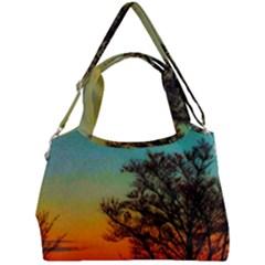 Turquoise Sunset Double Compartment Shoulder Bag