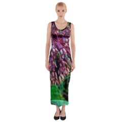 Milkweed Fitted Maxi Dress by okhismakingart