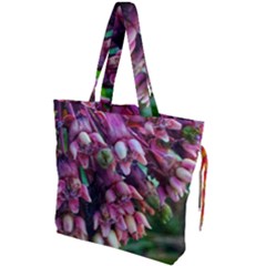 Milkweed Drawstring Tote Bag by okhismakingart