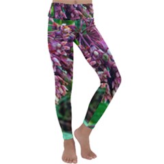 Milkweed Kids  Lightweight Velour Classic Yoga Leggings by okhismakingart