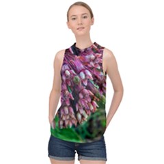 Milkweed High Neck Satin Top by okhismakingart