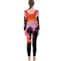 Sunset and Geraniums Long Sleeve Catsuit View2