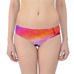 Sunset And Geraniums Hipster Bikini Bottoms by okhismakingart