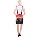 Sunset and Geraniums Braces Suspender Skirt View2