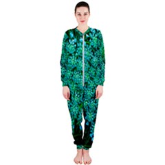 Turquoise Queen Anne s Lace Onepiece Jumpsuit (ladies)  by okhismakingart