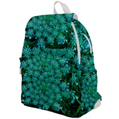 Turquoise Queen Anne s Lace Top Flap Backpack