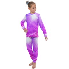 Purple Sun Kids  Long Sleeve Set 