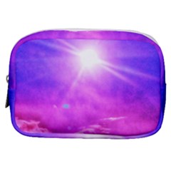 Purple Sun Make Up Pouch (small) by okhismakingart