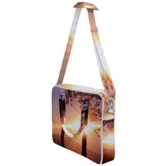 Mountain Sunset Cross Body Office Bag