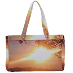 Mountain Sunset Canvas Work Bag