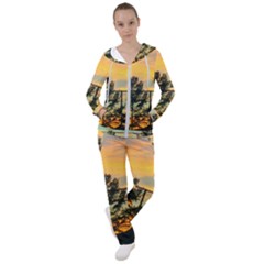 Fence Line Trees Women s Tracksuit