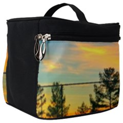 Fence Line Trees Make Up Travel Bag (big) by okhismakingart