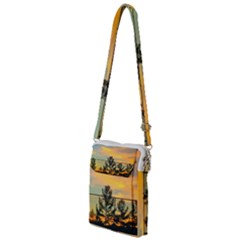 Fence Line Trees Multi Function Travel Bag by okhismakingart