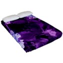 Queen Anne s Lace with Purple Leaves Fitted Sheet (Queen Size) View2