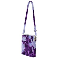 Queen Anne s Lace With Purple Leaves Multi Function Travel Bag by okhismakingart