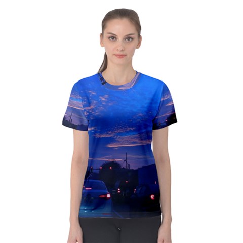 Blue Highway Women s Sport Mesh Tee by okhismakingart