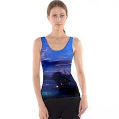 Blue Highway Tank Top by okhismakingart