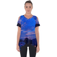 Blue Highway Cut Out Side Drop Tee by okhismakingart