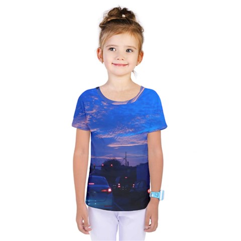 Blue Highway Kids  One Piece Tee by okhismakingart