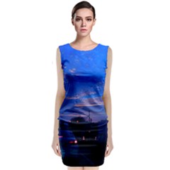 Blue Highway Sleeveless Velvet Midi Dress by okhismakingart