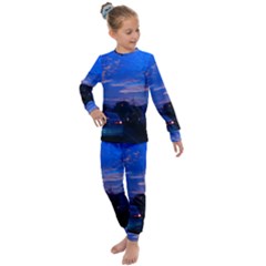 Blue Highway Kids  Long Sleeve Set  by okhismakingart