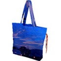 Blue Highway Drawstring Tote Bag View1