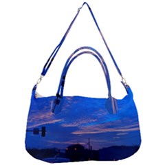 Blue Highway Removal Strap Handbag by okhismakingart