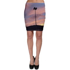 Parking Lot Sunset Bodycon Skirt by okhismakingart