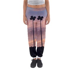 Parking Lot Sunset Women s Jogger Sweatpants by okhismakingart