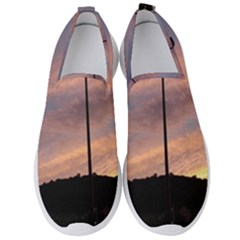 Parking Lot Sunset Men s Slip On Sneakers by okhismakingart