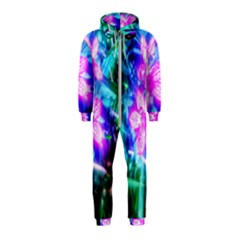 Glowing Flowers Hooded Jumpsuit (kids) by okhismakingart