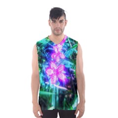 Glowing Flowers Men s Basketball Tank Top by okhismakingart