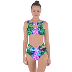 Glowing Flowers Bandaged Up Bikini Set  by okhismakingart