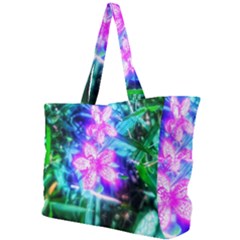 Glowing Flowers Simple Shoulder Bag