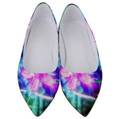 Glowing Flowers Women s Low Heels by okhismakingart