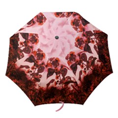 Red Sunflowers Folding Umbrellas