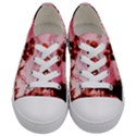 Red Sunflowers Kids  Low Top Canvas Sneakers View1