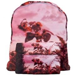 Red Sunflowers Giant Full Print Backpack by okhismakingart